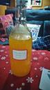 Homemade mandarin liquor from Anna